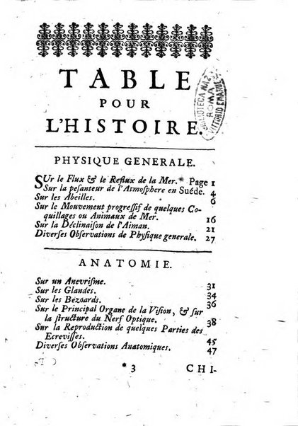 Histoire de l'Académie royale des sciences avec les Mémoires de mathematique & de physique, pour la même année, tires des registres de cette Académie.