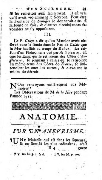 Histoire de l'Académie royale des sciences avec les Mémoires de mathematique & de physique, pour la même année, tires des registres de cette Académie.