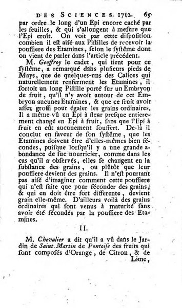 Histoire de l'Académie royale des sciences avec les Mémoires de mathematique & de physique, pour la même année, tires des registres de cette Académie.