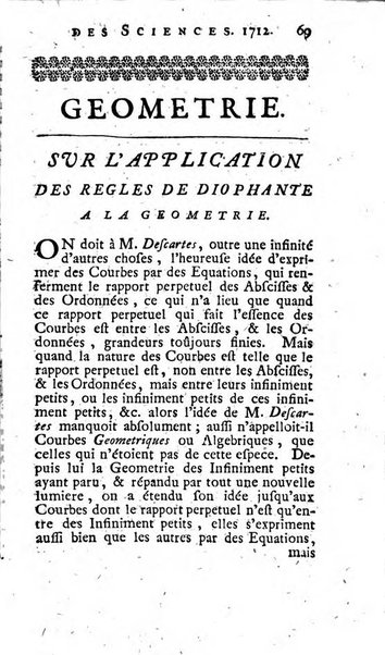 Histoire de l'Académie royale des sciences avec les Mémoires de mathematique & de physique, pour la même année, tires des registres de cette Académie.