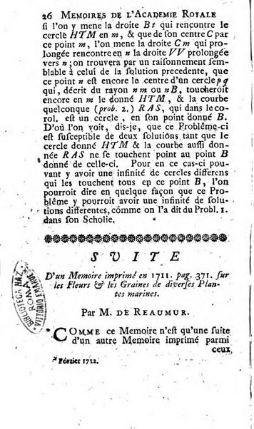 Histoire de l'Académie royale des sciences avec les Mémoires de mathematique & de physique, pour la même année, tires des registres de cette Académie.