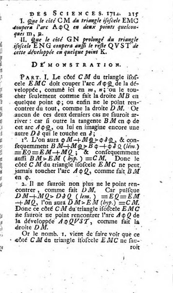 Histoire de l'Académie royale des sciences avec les Mémoires de mathematique & de physique, pour la même année, tires des registres de cette Académie.