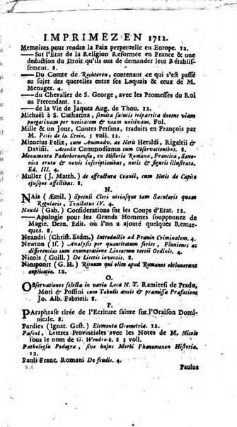 Histoire de l'Académie royale des sciences avec les Mémoires de mathematique & de physique, pour la même année, tires des registres de cette Académie.