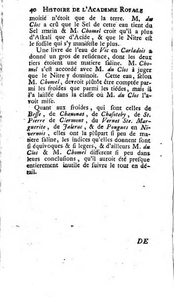 Histoire de l'Académie royale des sciences avec les Mémoires de mathematique & de physique, pour la même année, tires des registres de cette Académie.