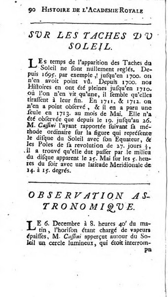 Histoire de l'Académie royale des sciences avec les Mémoires de mathematique & de physique, pour la même année, tires des registres de cette Académie.