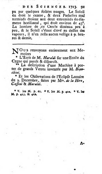 Histoire de l'Académie royale des sciences avec les Mémoires de mathematique & de physique, pour la même année, tires des registres de cette Académie.