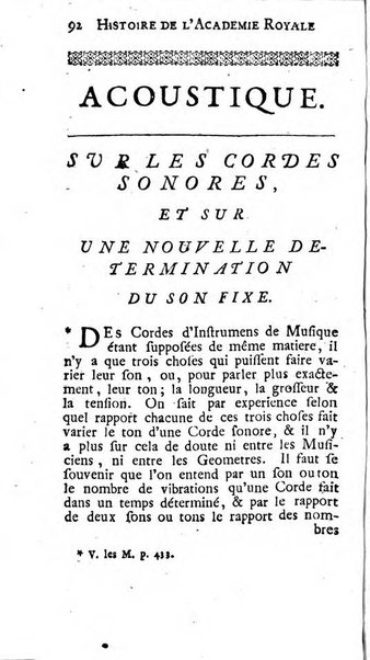 Histoire de l'Académie royale des sciences avec les Mémoires de mathematique & de physique, pour la même année, tires des registres de cette Académie.