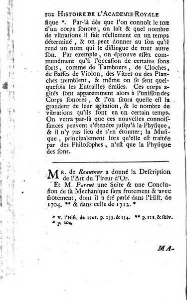 Histoire de l'Académie royale des sciences avec les Mémoires de mathematique & de physique, pour la même année, tires des registres de cette Académie.