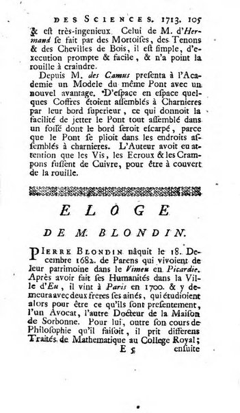 Histoire de l'Académie royale des sciences avec les Mémoires de mathematique & de physique, pour la même année, tires des registres de cette Académie.