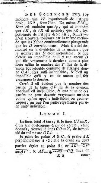 Histoire de l'Académie royale des sciences avec les Mémoires de mathematique & de physique, pour la même année, tires des registres de cette Académie.