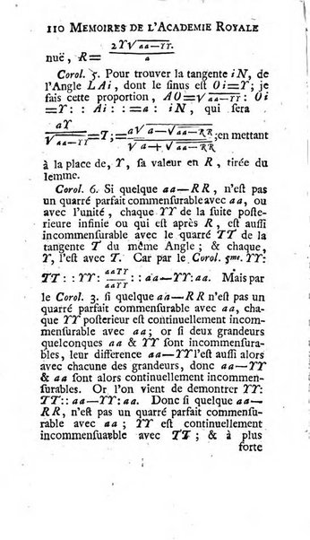 Histoire de l'Académie royale des sciences avec les Mémoires de mathematique & de physique, pour la même année, tires des registres de cette Académie.