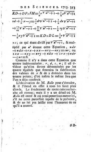 Histoire de l'Académie royale des sciences avec les Mémoires de mathematique & de physique, pour la même année, tires des registres de cette Académie.