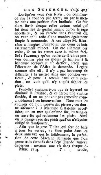 Histoire de l'Académie royale des sciences avec les Mémoires de mathematique & de physique, pour la même année, tires des registres de cette Académie.