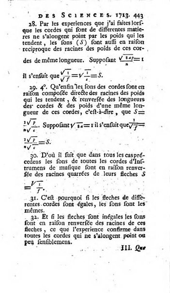 Histoire de l'Académie royale des sciences avec les Mémoires de mathematique & de physique, pour la même année, tires des registres de cette Académie.