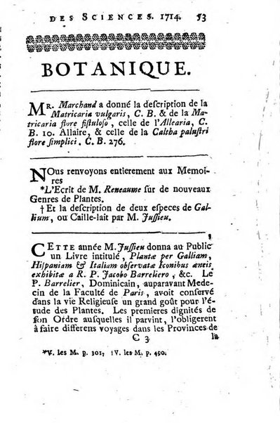 Histoire de l'Académie royale des sciences avec les Mémoires de mathematique & de physique, pour la même année, tires des registres de cette Académie.