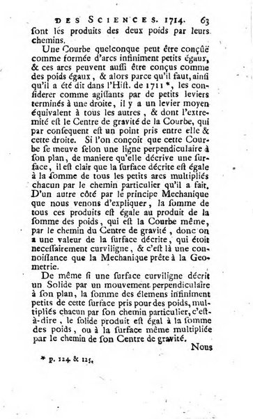 Histoire de l'Académie royale des sciences avec les Mémoires de mathematique & de physique, pour la même année, tires des registres de cette Académie.