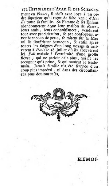 Histoire de l'Académie royale des sciences avec les Mémoires de mathematique & de physique, pour la même année, tires des registres de cette Académie.