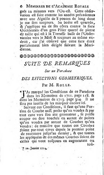 Histoire de l'Académie royale des sciences avec les Mémoires de mathematique & de physique, pour la même année, tires des registres de cette Académie.