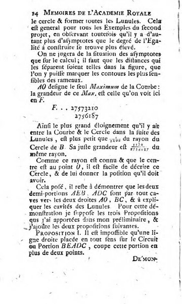 Histoire de l'Académie royale des sciences avec les Mémoires de mathematique & de physique, pour la même année, tires des registres de cette Académie.