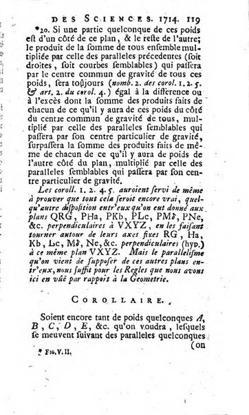 Histoire de l'Académie royale des sciences avec les Mémoires de mathematique & de physique, pour la même année, tires des registres de cette Académie.