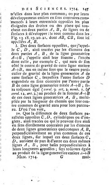 Histoire de l'Académie royale des sciences avec les Mémoires de mathematique & de physique, pour la même année, tires des registres de cette Académie.