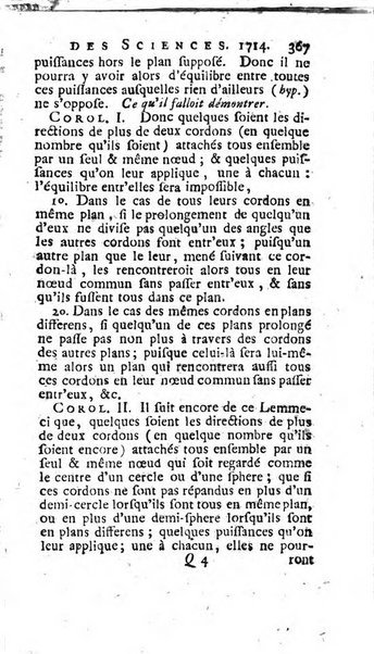 Histoire de l'Académie royale des sciences avec les Mémoires de mathematique & de physique, pour la même année, tires des registres de cette Académie.