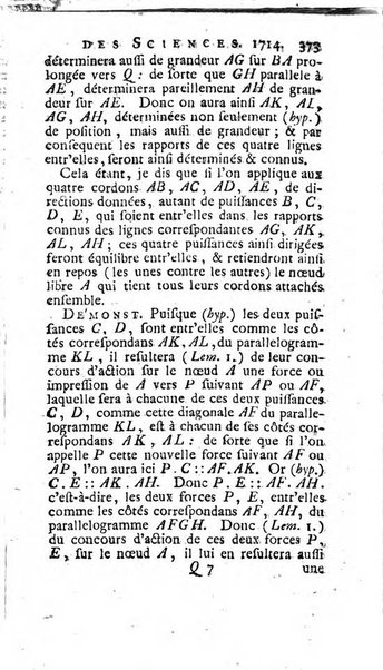 Histoire de l'Académie royale des sciences avec les Mémoires de mathematique & de physique, pour la même année, tires des registres de cette Académie.