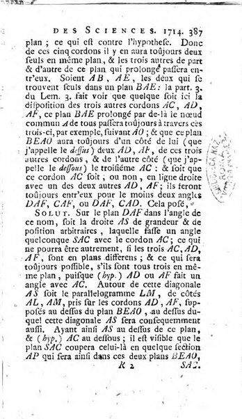 Histoire de l'Académie royale des sciences avec les Mémoires de mathematique & de physique, pour la même année, tires des registres de cette Académie.