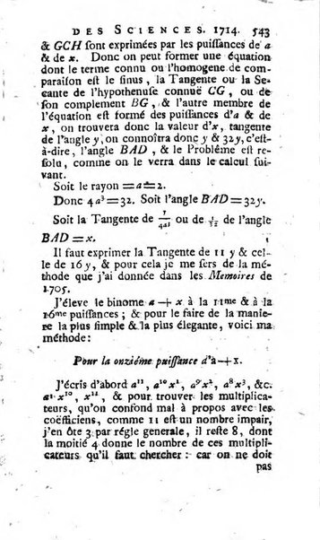 Histoire de l'Académie royale des sciences avec les Mémoires de mathematique & de physique, pour la même année, tires des registres de cette Académie.