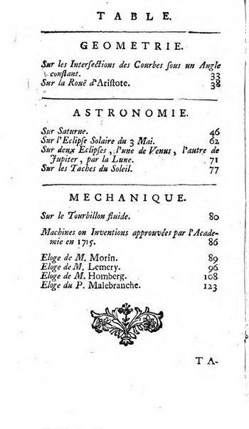 Histoire de l'Académie royale des sciences avec les Mémoires de mathematique & de physique, pour la même année, tires des registres de cette Académie.