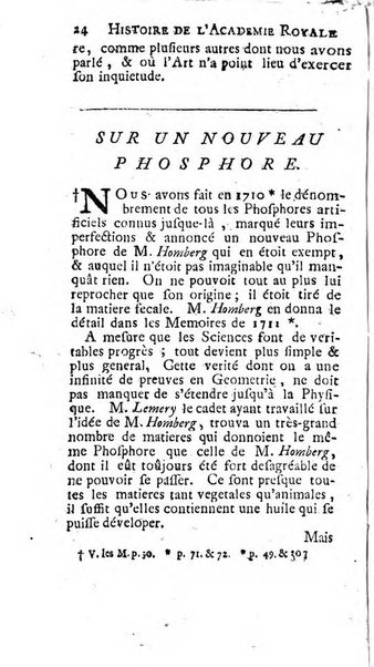 Histoire de l'Académie royale des sciences avec les Mémoires de mathematique & de physique, pour la même année, tires des registres de cette Académie.