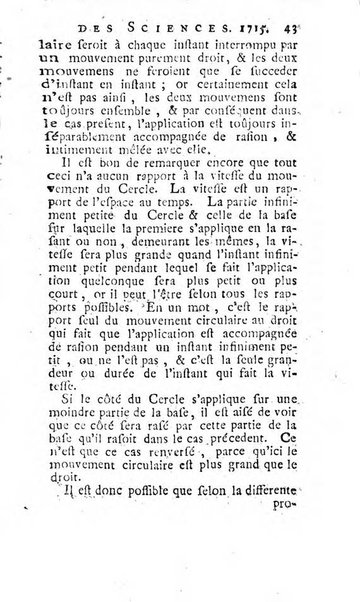 Histoire de l'Académie royale des sciences avec les Mémoires de mathematique & de physique, pour la même année, tires des registres de cette Académie.