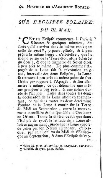 Histoire de l'Académie royale des sciences avec les Mémoires de mathematique & de physique, pour la même année, tires des registres de cette Académie.