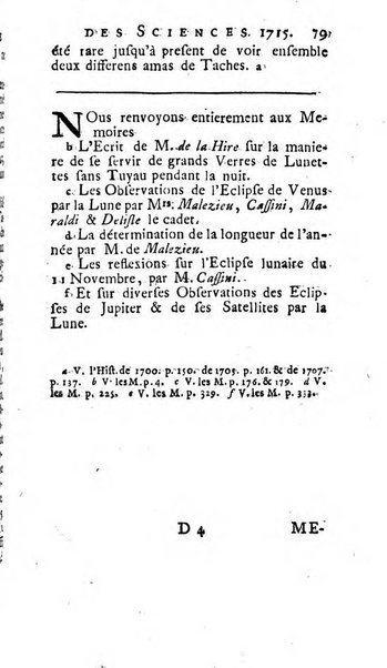 Histoire de l'Académie royale des sciences avec les Mémoires de mathematique & de physique, pour la même année, tires des registres de cette Académie.