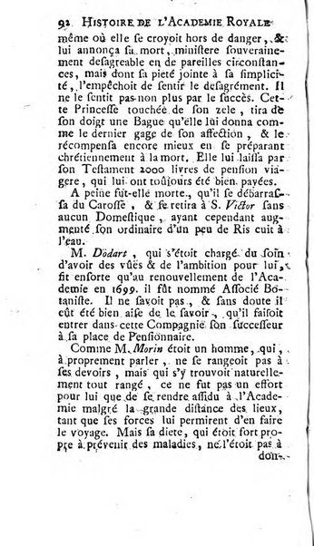 Histoire de l'Académie royale des sciences avec les Mémoires de mathematique & de physique, pour la même année, tires des registres de cette Académie.