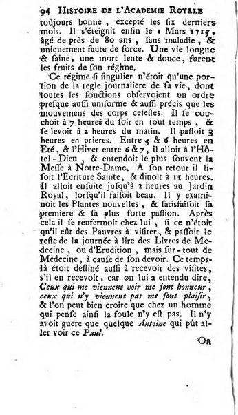 Histoire de l'Académie royale des sciences avec les Mémoires de mathematique & de physique, pour la même année, tires des registres de cette Académie.