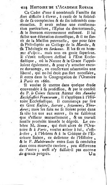 Histoire de l'Académie royale des sciences avec les Mémoires de mathematique & de physique, pour la même année, tires des registres de cette Académie.