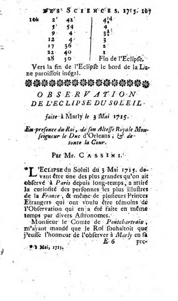 Histoire de l'Académie royale des sciences avec les Mémoires de mathematique & de physique, pour la même année, tires des registres de cette Académie.