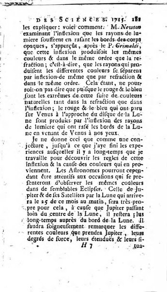 Histoire de l'Académie royale des sciences avec les Mémoires de mathematique & de physique, pour la même année, tires des registres de cette Académie.