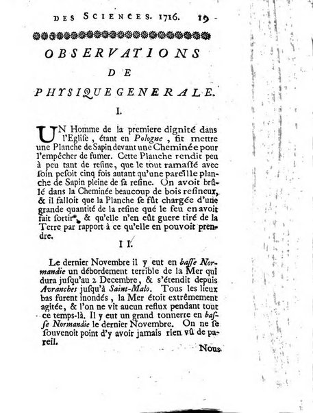 Histoire de l'Académie royale des sciences avec les Mémoires de mathematique & de physique, pour la même année, tires des registres de cette Académie.