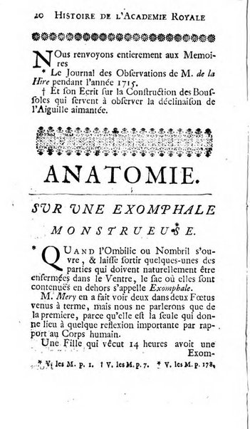 Histoire de l'Académie royale des sciences avec les Mémoires de mathematique & de physique, pour la même année, tires des registres de cette Académie.