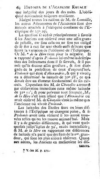 Histoire de l'Académie royale des sciences avec les Mémoires de mathematique & de physique, pour la même année, tires des registres de cette Académie.