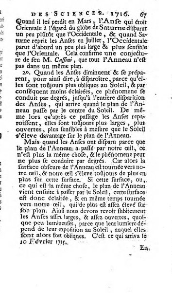 Histoire de l'Académie royale des sciences avec les Mémoires de mathematique & de physique, pour la même année, tires des registres de cette Académie.