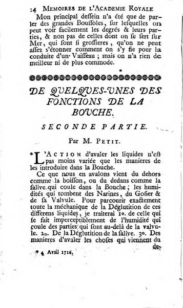 Histoire de l'Académie royale des sciences avec les Mémoires de mathematique & de physique, pour la même année, tires des registres de cette Académie.