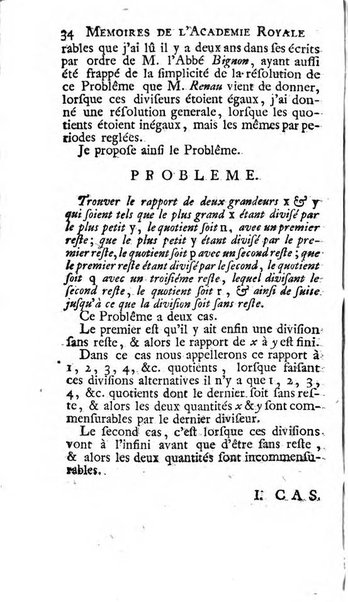 Histoire de l'Académie royale des sciences avec les Mémoires de mathematique & de physique, pour la même année, tires des registres de cette Académie.