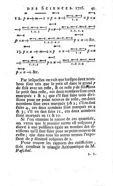 Histoire de l'Académie royale des sciences avec les Mémoires de mathematique & de physique, pour la même année, tires des registres de cette Académie.