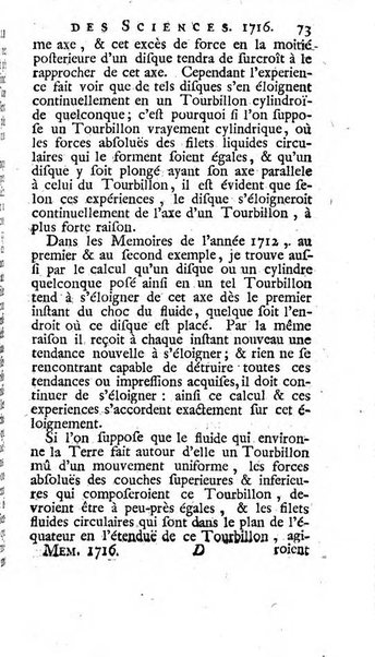 Histoire de l'Académie royale des sciences avec les Mémoires de mathematique & de physique, pour la même année, tires des registres de cette Académie.