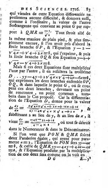 Histoire de l'Académie royale des sciences avec les Mémoires de mathematique & de physique, pour la même année, tires des registres de cette Académie.