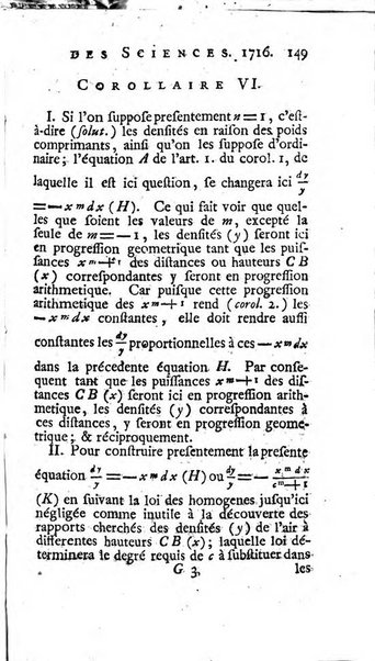 Histoire de l'Académie royale des sciences avec les Mémoires de mathematique & de physique, pour la même année, tires des registres de cette Académie.