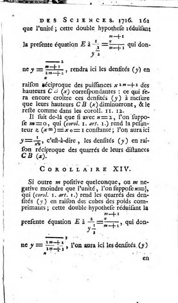 Histoire de l'Académie royale des sciences avec les Mémoires de mathematique & de physique, pour la même année, tires des registres de cette Académie.